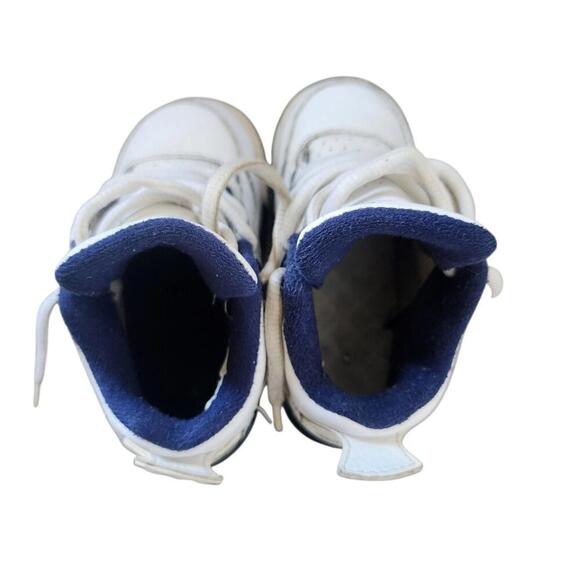 Jordan 4 Retro Columbia Midnight Navy White Toddler Baby Shoes Size 6C OG Kids - Picture 5 of 6